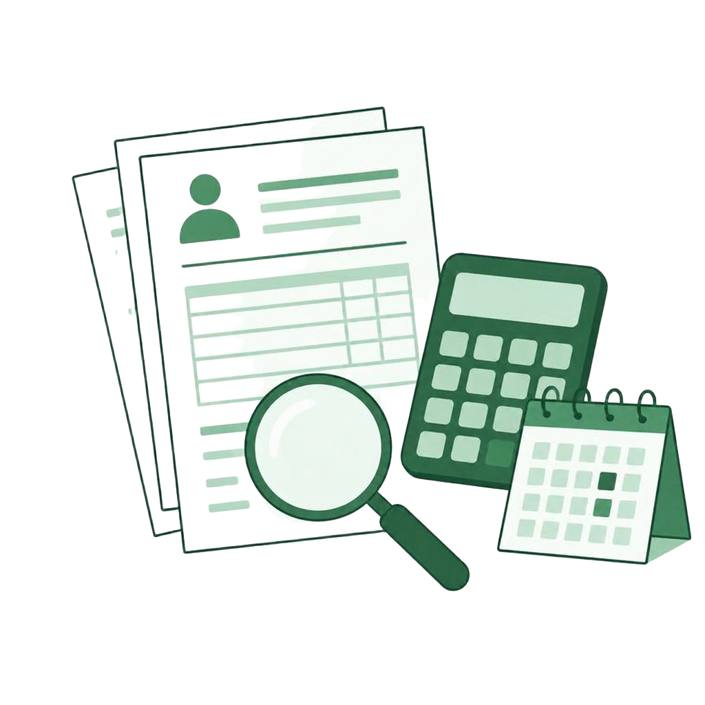 Tax preparer reviewing a personal tax return with a client